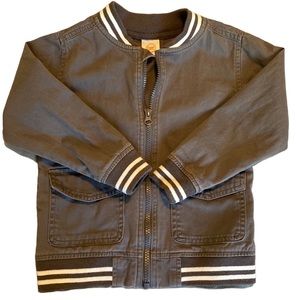 3/$20 Toddler Boys Wonder Nation lightweight varsity jacket w/ zipper- Size 4T